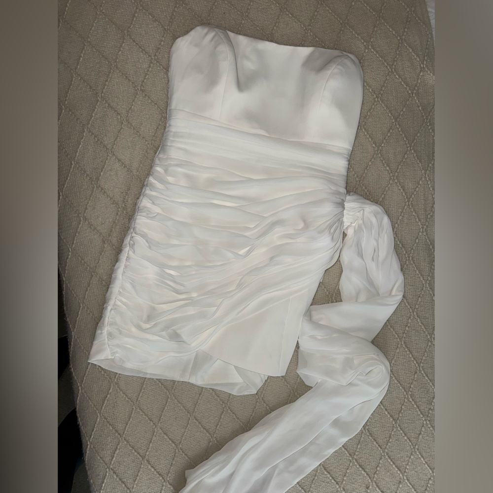 Runaway The Label White Strapless Mini Dress - Picture 2 of 6